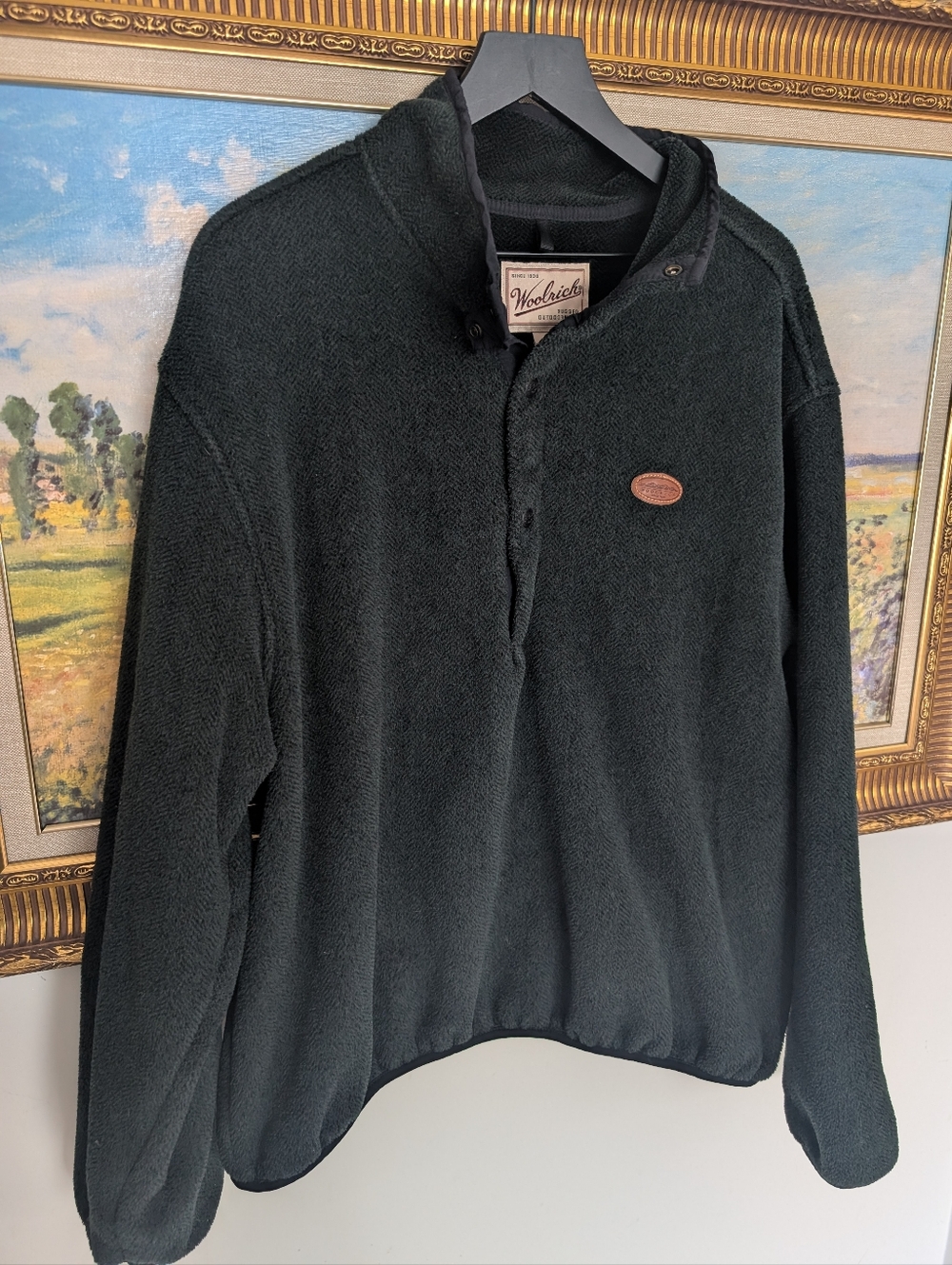 Woolrich Polartec Dark Green Fleece Pullover